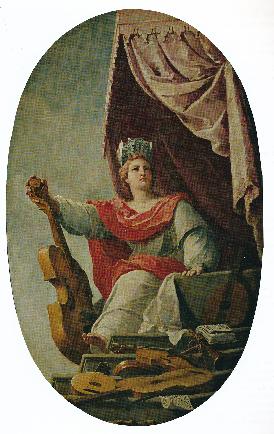 Jean Boulanger, Allegoria della Musica, olio su tela, già nel Palazzo Ducale di Sassuolo, 1640-45