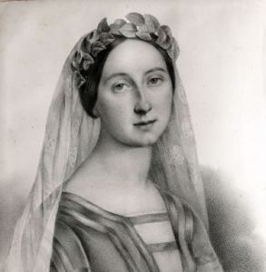 Viterbo, 1845. Biblioteca degli Ardenti, Cronache teatrali di Cesare Bruscagli: Adelaide Ristori