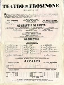 Frosinone, Archivio di Stato, Delegazione apostolica, Direzione provinciale di polizia, Titolo I/3, b.22/B, &ldquo;1856-1857&rdquo;, f.73-1856- Manifesto