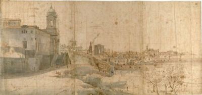 12_Veduta panoramica di Roma da Trinit&agrave; dei Monti