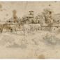 11 - Veduta dell'Abbazia di Grottaferrata da sud est