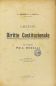 A. Morelli, Lezioni di diritto costituzionale, Padova (1910-'11)