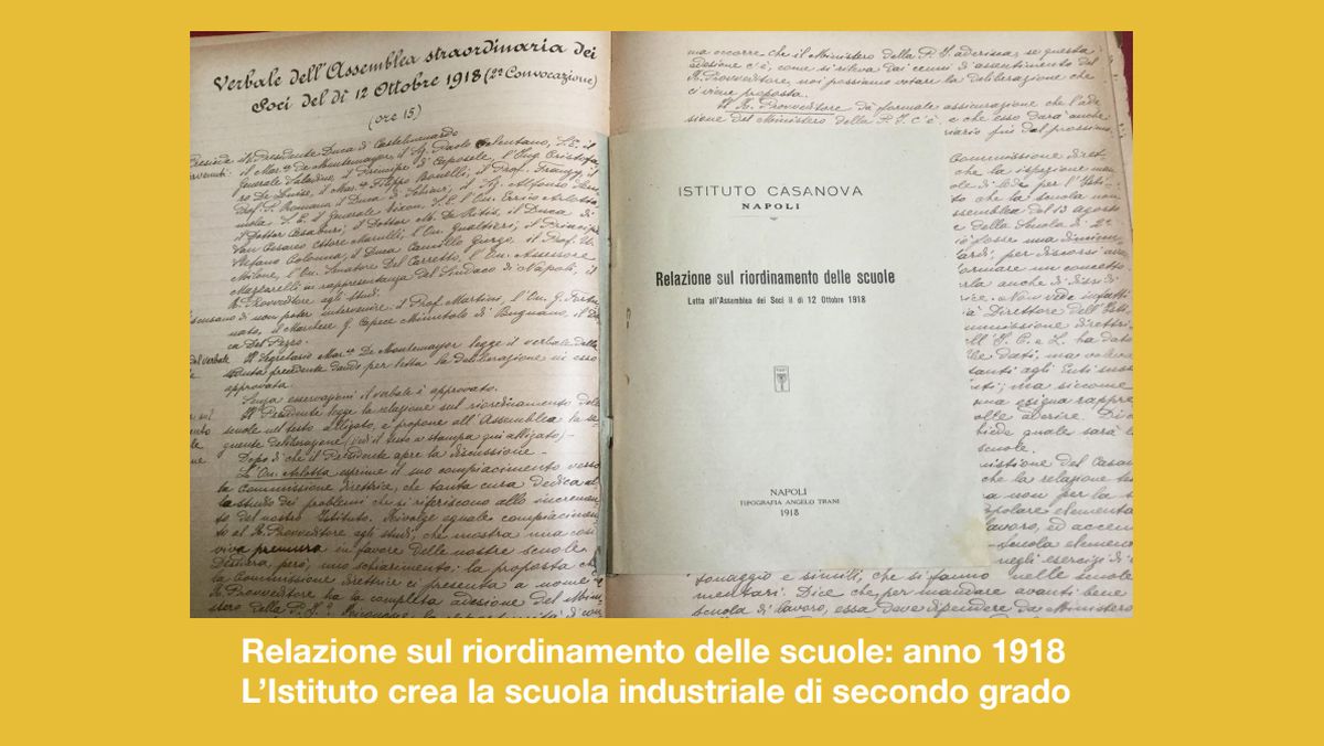 Relazione sul riordinamento delle scuole: 1918 [CC BY]