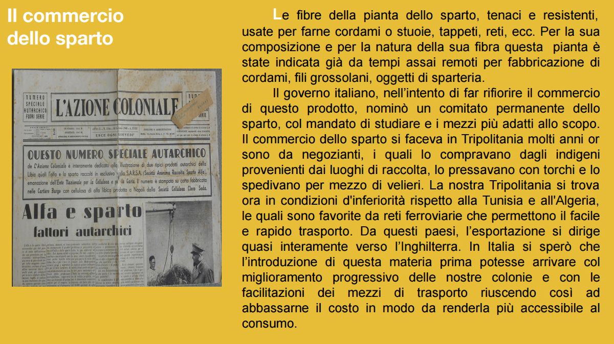 Il commercio dello sparto [CC BY]