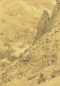 Lodovico Pogliaghi, Accampamento alle cime di Roveredo, 1915