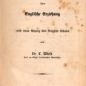 Wiese, Deutsche Briefe &uuml;ber englische Erziehung (1852)