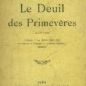 Jammes, Le deuil des primev&egrave;res (1901)