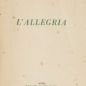Ungaretti, L'allegria (1936)