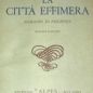 Scortecci, La citt&agrave; effimera (1931)