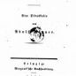 Gottlob Heinrich Adolph Wagner, Theater und Publicum (1926)