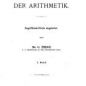 Frege, Grundgesetze der Arithmetik, I (1893)