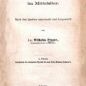 Preger, Geschichte der deutschen Mystik im Mittelalter (1874)