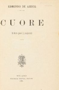 La prima edizione di Cuore di De Amicis (1886)