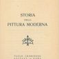 Margherita Sarfatti, Storia della pittura moderna (1930)
