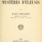Foucart, Les mystères d'Éleusis (1914)