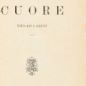 La prima edizione di Cuore di De Amicis (1886)
