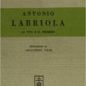 L. Dal Pane, Antonio Labriola la vita e il pensiero (1935)