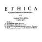 Spinoza, Ethica (1677)